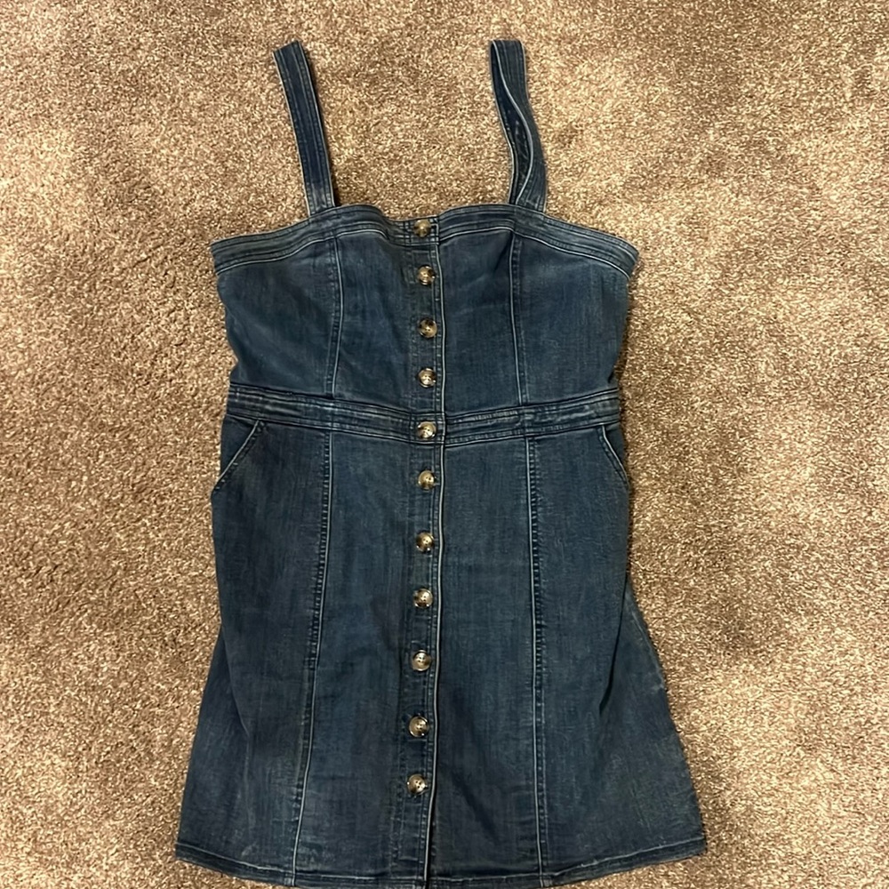 Express denim dress, size L.  Worn once, like new condition
